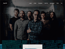 Tablet Screenshot of dantemusic.com